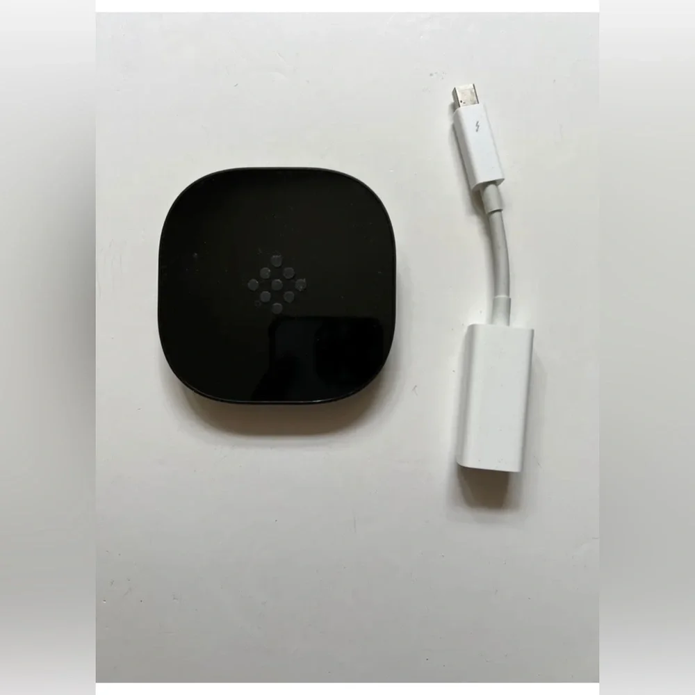 Apple Thunderbolt to Gigabit Ethernet Adapter + Kroma Wireless Charging Pad $40